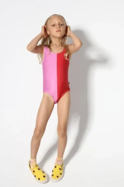 Marques ' Almeida Swimwear | Bottoms | RED AND PINK SWIMSUIT MULTICOLOUR