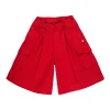 Marques ' Almeida Bottoms | DRILL OVERSIZED CARGO SHORTS RED