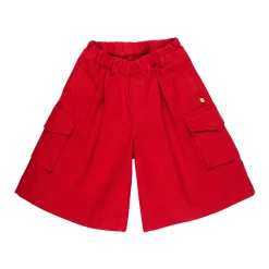 Marques ' Almeida Bottoms | DRILL OVERSIZED CARGO SHORTS RED