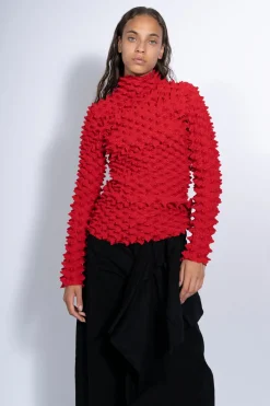 Marques ' Almeida Tops | Tops | SPIKE TOP RED