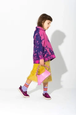 Marques ' Almeida Tops | Jersey | SPLATTERED FLEECE HOODIE PURPLE