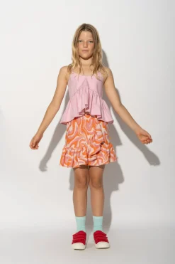 Marques ' Almeida Bottoms | TERRY WAVY PRINT SHORT SKIRT MULTICOLOUR