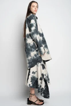 Marques ' Almeida Tops | Tops | TIE DYE BLACK XXL SHIRT BLACKWHITE