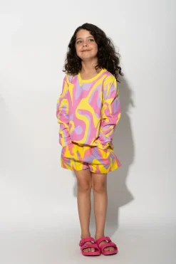 Marques ' Almeida Bottoms | WAVY PRINT SHORTS MULTICOLOUR