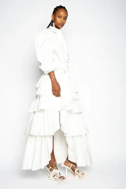 Marques ' Almeida Tops | Tops | BALLOON SLEEVE SHIRT WHITE