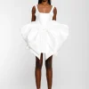 Marques ' Almeida Bridal | BIG BOW MINI DRESS WHITE