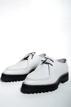 Marques ' Almeida Shoes | BROGUE W/ BLANKET STITCH WHITE