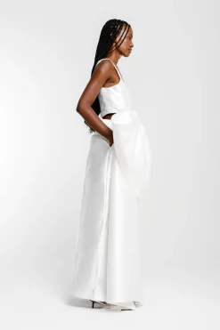 Marques ' Almeida Bridal | FRONT BOW TOP WHITE