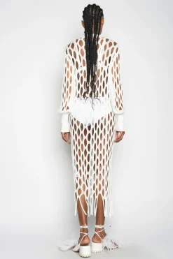 Marques ' Almeida Dresses | Knitwear | NET DRESS WHITE