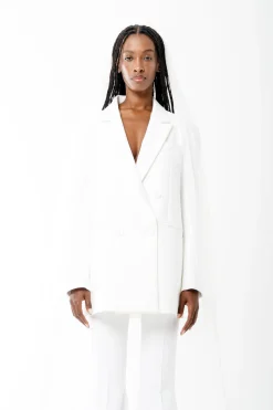 Marques ' Almeida Bridal | OVERSIZED BLAZER WHITE