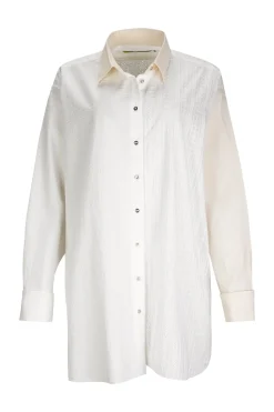 Marques ' Almeida Tops | Tops | PATCHWORK XXL SHIRT WHITE