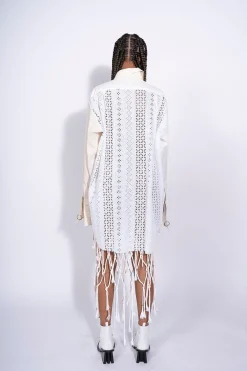 Marques ' Almeida Tops | Tops | PATCHWORK XXL SHIRT WHITE
