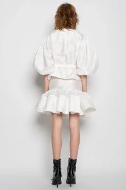 Marques ' Almeida Tops | Tops | ROUND SLEEVE TOP WHITE