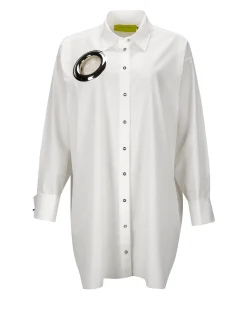 Marques ' Almeida Dresses | Tops | XXL SHIRT WITH BIG EYELET WHITE