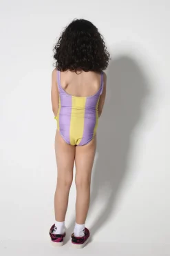 Marques ' Almeida Swimwear | Bottoms | YELLOW AND LILAC SWIMSUIT MULTICOLOUR