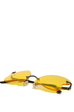 Marques ' Almeida Accessories | BUTTERFLY SUNGLASSES YELLOW