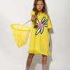 Marques ' Almeida Jersey | Dresses | DAISY PRINT T-SHIRT DRESS YELLOW