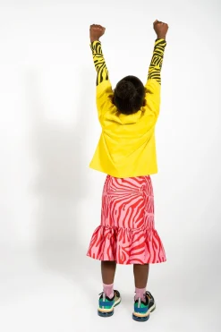 Marques ' Almeida Tops | Jersey | EMBROIDERED T-SHIRT YELLOW