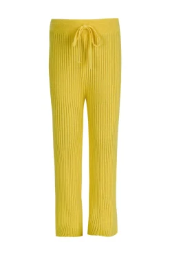Marques ' Almeida Knitwear | Bottoms | MERINO KNIT TROUSERS YELLOW