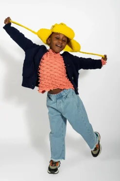 Marques ' Almeida Accessories | SHINY LEATHER EAR COVER HAT YELLOW