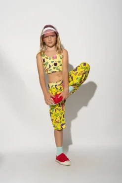 Marques ' Almeida Bottoms | SQUIGGLE PRINT BALLOON TROUSERS YELLOW